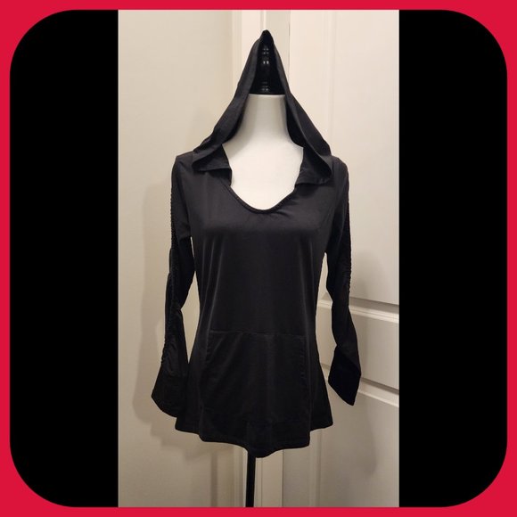 MARIKA || Hooded Kangaroo Pocket Pullover Top (SIZE L) - Picture 1 of 7
